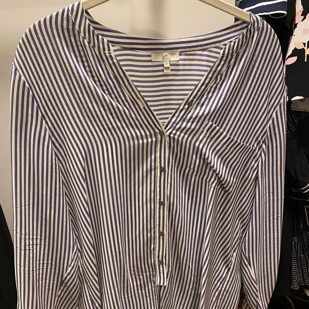 Joie blouse with front tie